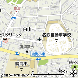 愛知県名古屋市緑区鳴海町白山39周辺の地図