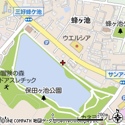 保田ヶ池カヌーポロ競技場管理事務所周辺の地図
