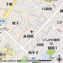 愛知県みよし市三好町赤羽根49周辺の地図