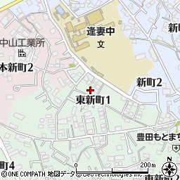 小林珠算学園周辺の地図