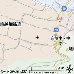 京都府京都市右京区嵯峨越畑兵庫前町周辺の地図