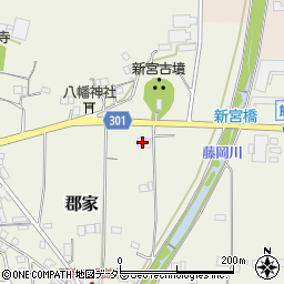 兵庫県丹波篠山市郡家225周辺の地図