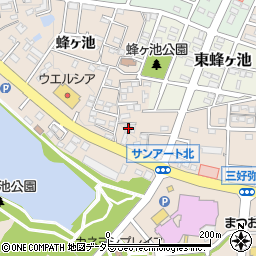 愛知県みよし市三好町弥栄2周辺の地図