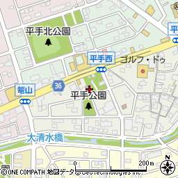 愛知県名古屋市緑区平手南1丁目7周辺の地図