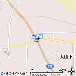 兵庫県丹波篠山市大山下448周辺の地図