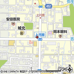餃子の王将 津山店周辺の地図