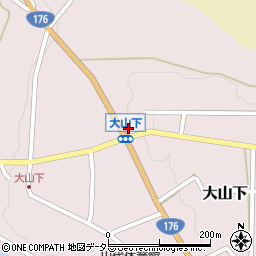 兵庫県丹波篠山市大山下449周辺の地図