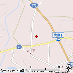 兵庫県丹波篠山市大山下1217周辺の地図