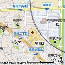 愛知トヨタ自動車星崎店周辺の地図