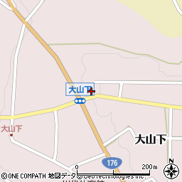 兵庫県丹波篠山市大山下452周辺の地図