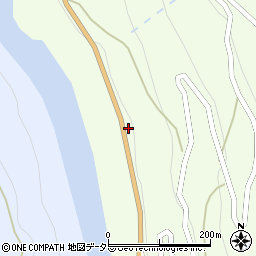 静岡県浜松市天竜区佐久間町大井2302-2周辺の地図