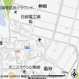 愛知県愛知郡東郷町春木追分2周辺の地図