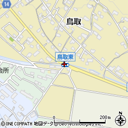 烏取東周辺の地図