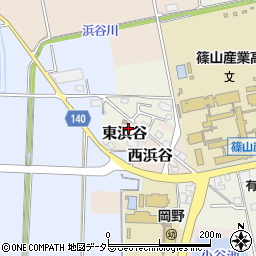 兵庫県丹波篠山市東浜谷549周辺の地図