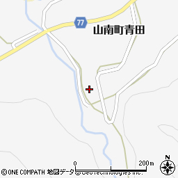 兵庫県丹波市山南町青田499周辺の地図