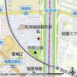 愛知県名古屋市南区阿原町64-1周辺の地図