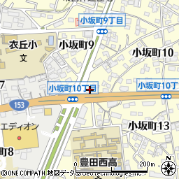 ラビット豊田中央店周辺の地図