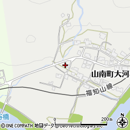兵庫県丹波市山南町大河113-2周辺の地図