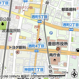 個室居酒屋 隠れ坊 豊田店周辺の地図
