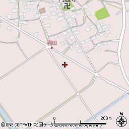 滋賀県東近江市上羽田町3587周辺の地図