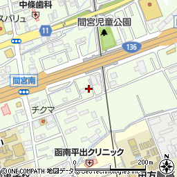 静岡県田方郡函南町間宮732-8周辺の地図