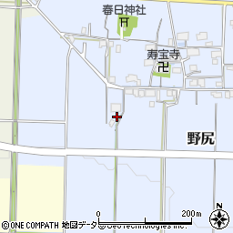 兵庫県丹波篠山市野尻102周辺の地図