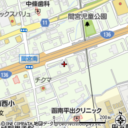 静岡県田方郡函南町間宮714周辺の地図