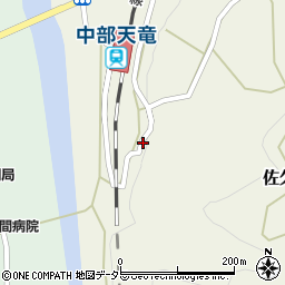 静岡県浜松市天竜区佐久間町半場537周辺の地図