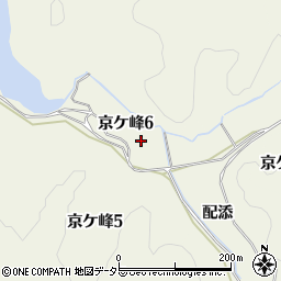 愛知県豊田市京ケ峰周辺の地図