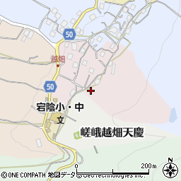 京都府京都市右京区嵯峨越畑南ノ町6周辺の地図