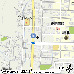 津山ドライ小原店周辺の地図