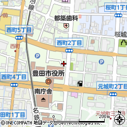桜井美容室周辺の地図