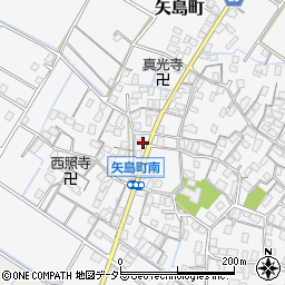 滋賀県守山市矢島町1320-3周辺の地図