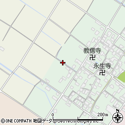 滋賀県守山市中町周辺の地図
