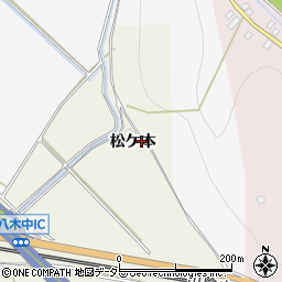 京都府南丹市八木町玉ノ井松ケ本周辺の地図