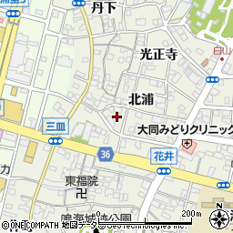 愛知県名古屋市緑区鳴海町北浦10周辺の地図