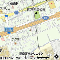 静岡県田方郡函南町間宮732-10周辺の地図