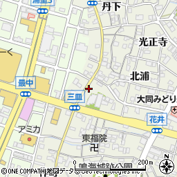 愛知県名古屋市緑区鳴海町花井町周辺の地図