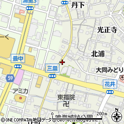 愛知県名古屋市緑区鳴海町（花井町）周辺の地図