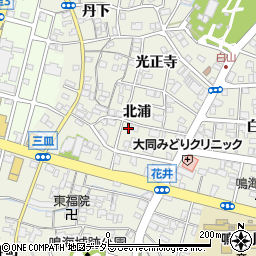 愛知県名古屋市緑区鳴海町北浦12周辺の地図