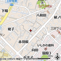 愛知県みよし市三好町赤羽根60周辺の地図