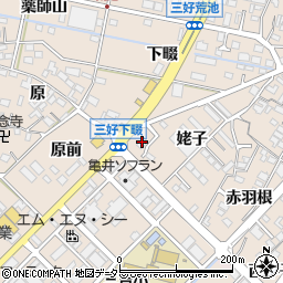 ファミリーマート三好姥子店周辺の地図