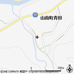 兵庫県丹波市山南町青田503周辺の地図