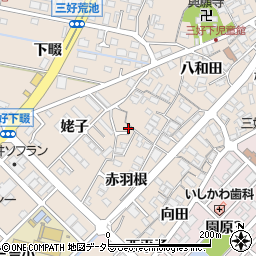 愛知県みよし市三好町赤羽根55-6周辺の地図