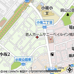 小坂東公園周辺の地図
