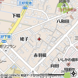 愛知県みよし市三好町赤羽根55周辺の地図