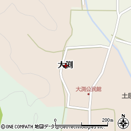 〒669-2309 兵庫県丹波篠山市大渕の地図