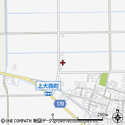 滋賀県東近江市上大森町1120周辺の地図