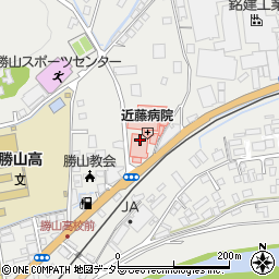近藤病院 喫茶 売店周辺の地図