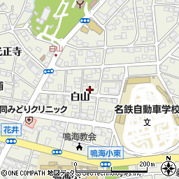 愛知県名古屋市緑区鳴海町白山61周辺の地図